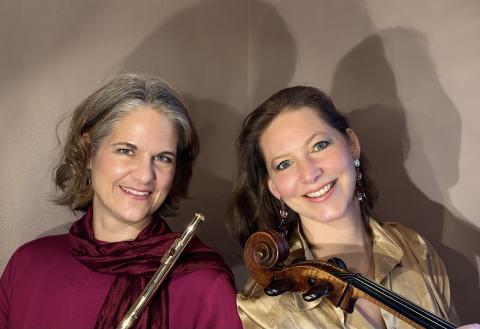 Ein klassischer Abend mit der Cellistin Lucie Stepanova und der Querflötistin Julia Schriewer